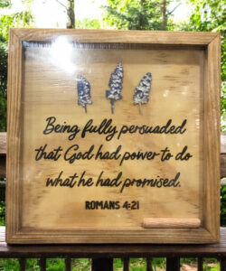 Tranh hoa ép Rô-ma 4:21