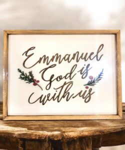Tranh Emmanuel God is with us