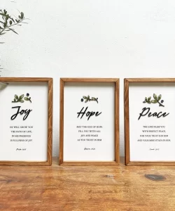 Joy Hope Peace